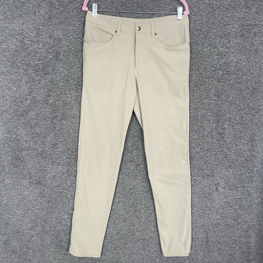 Lululemon ABC Slim Fit 5 Pocket Pant Warpstreme Mens Trousers 31x31